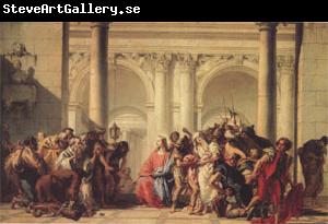 Giovanni Battista Tiepolo Christ with the Woman Taken in Adultery (mk05)